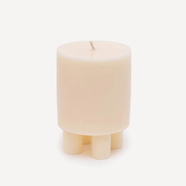 Stack Candle Prop - Pearl White