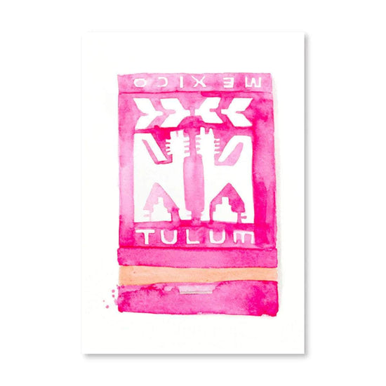 Tulum Matchbook Print