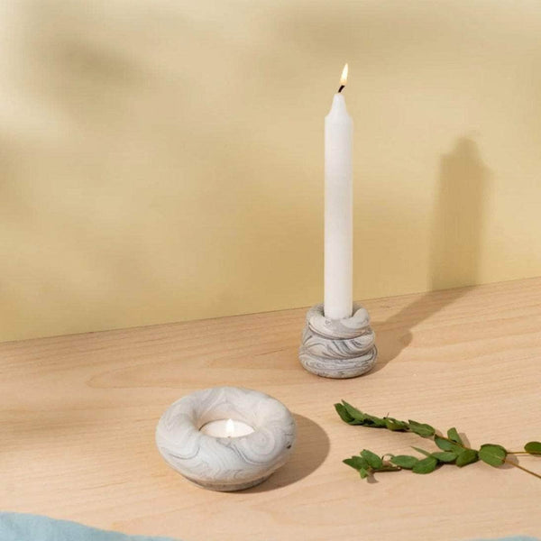 Baby Pink Triple O Candleholder