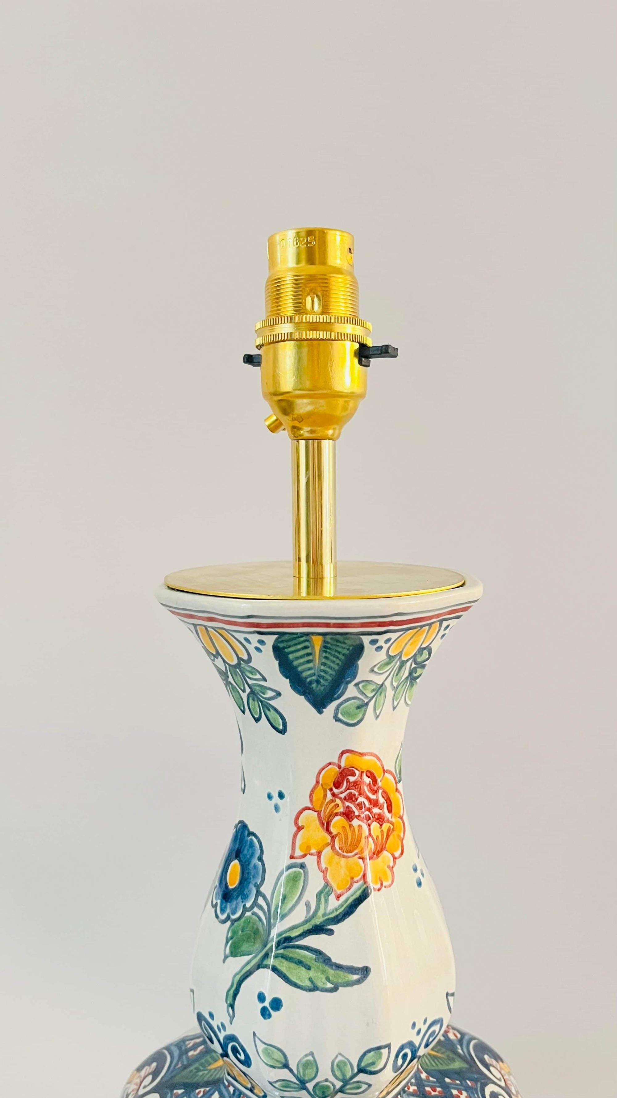 Antique Makkum Lamp