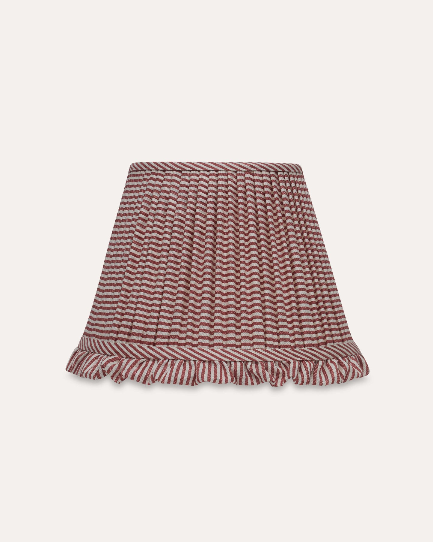 The Fine Horizontal Stripe in Crabapple
