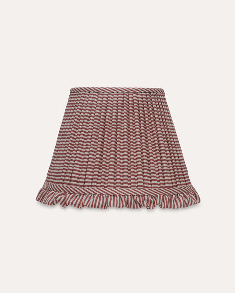 The Fine Horizontal Stripe in Crabapple