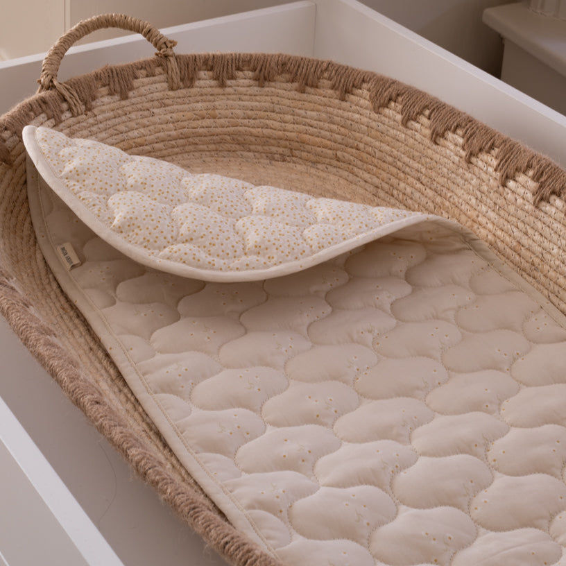 Changing Basket Cotton Liner - Daisy Meadow