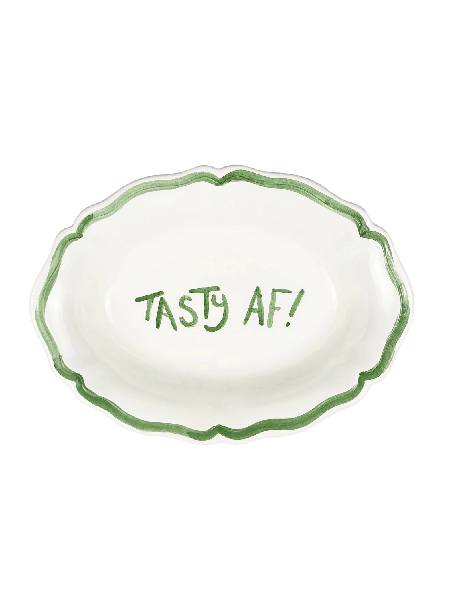 Oval Serving Dish “Tastay Af”