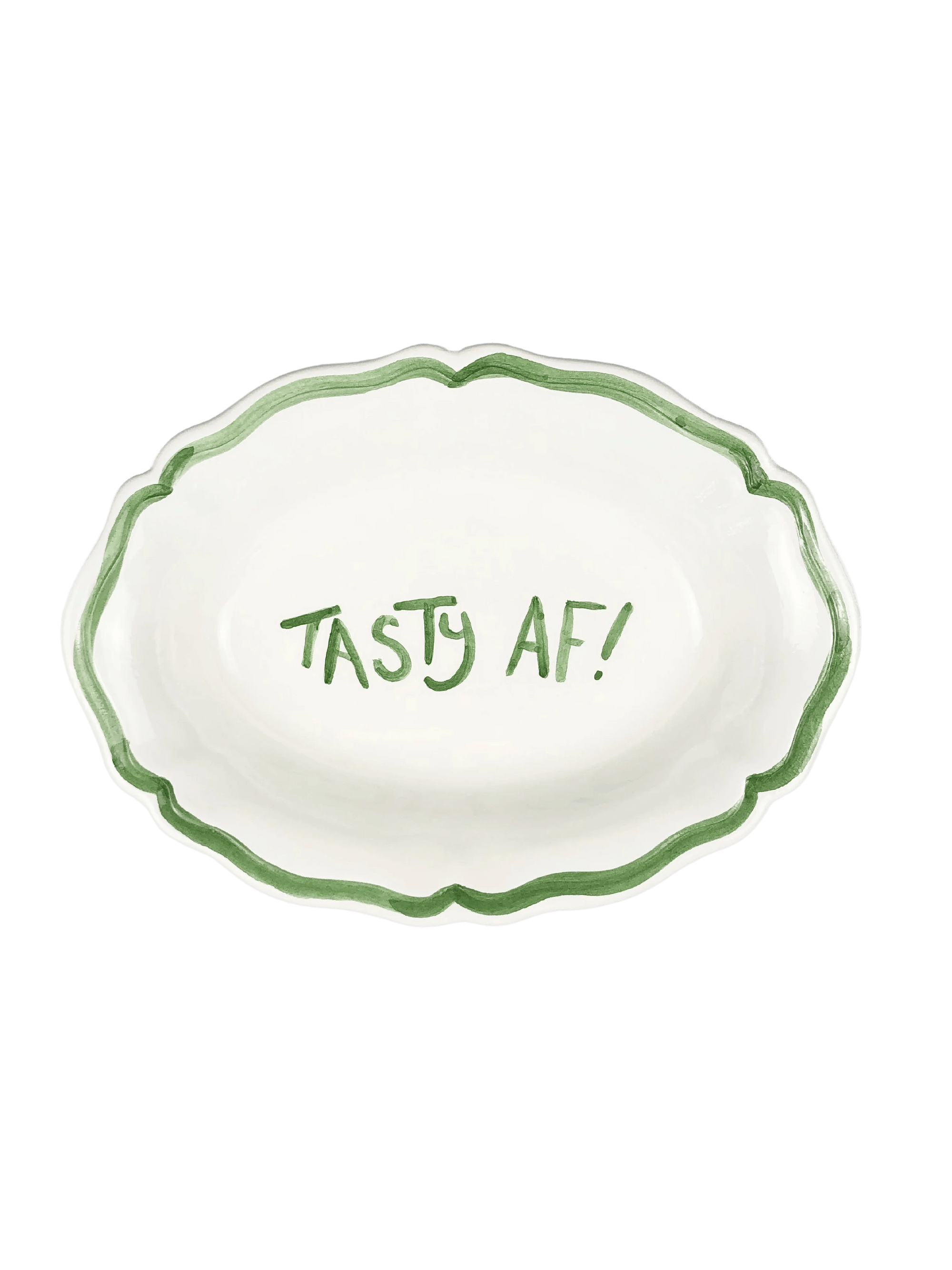 Oval Serving Dish “Tastay Af”
