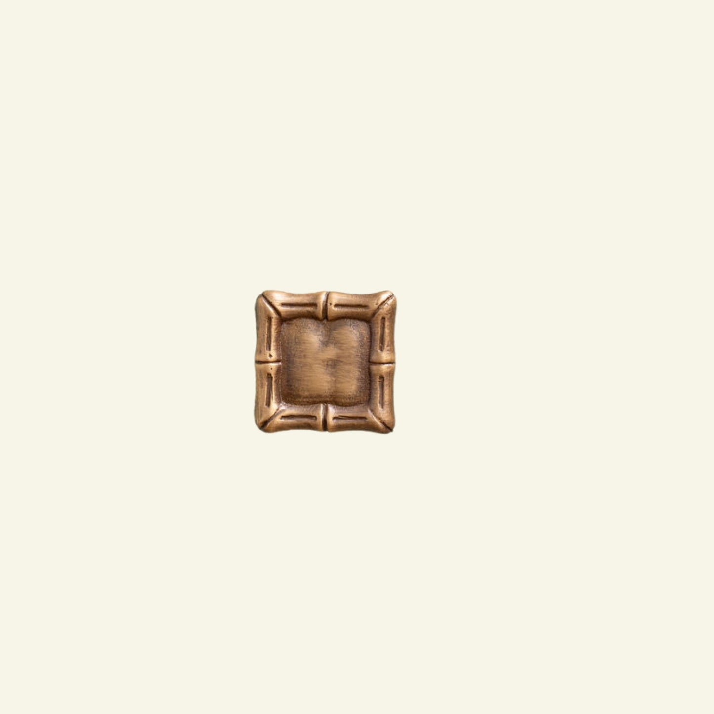 Linley Square Knob, Aged Brass