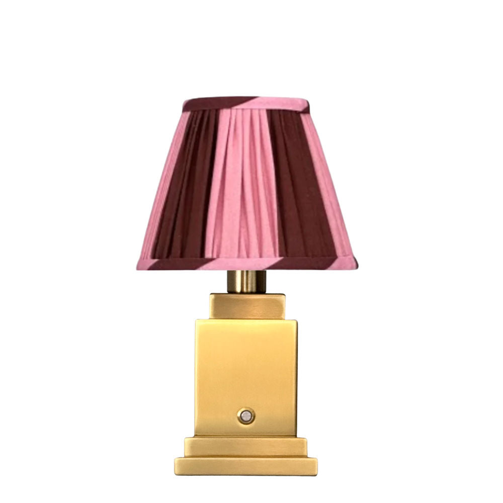 Numi Lamp - Pink/Brown Stripes
