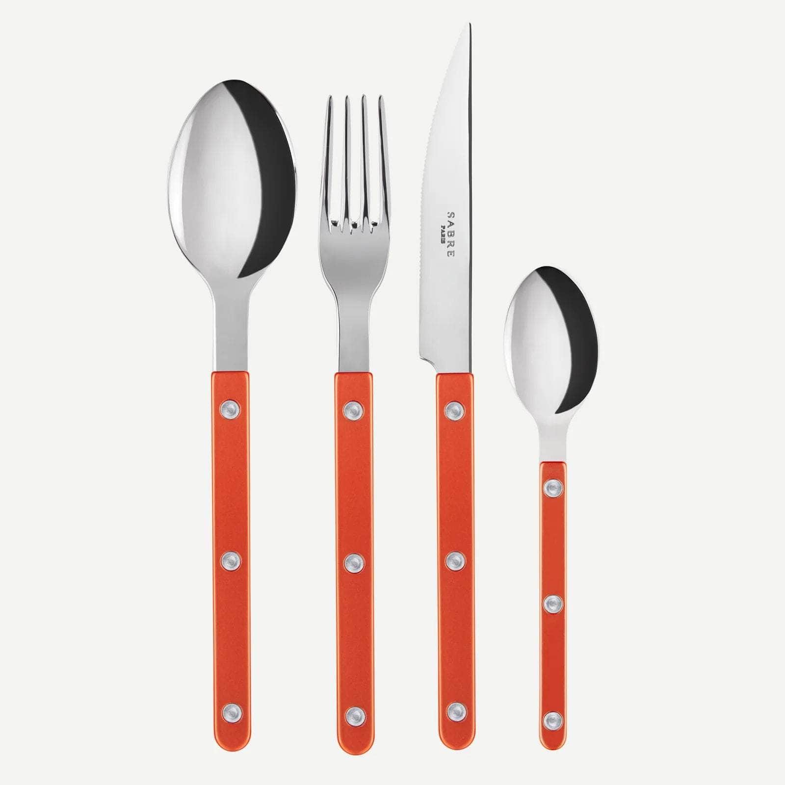 Bistrot Pearly 24pc Cutlery Set, Orange