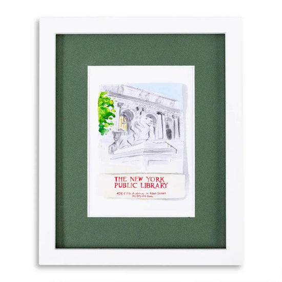 NY Public Library Matchbook Print
