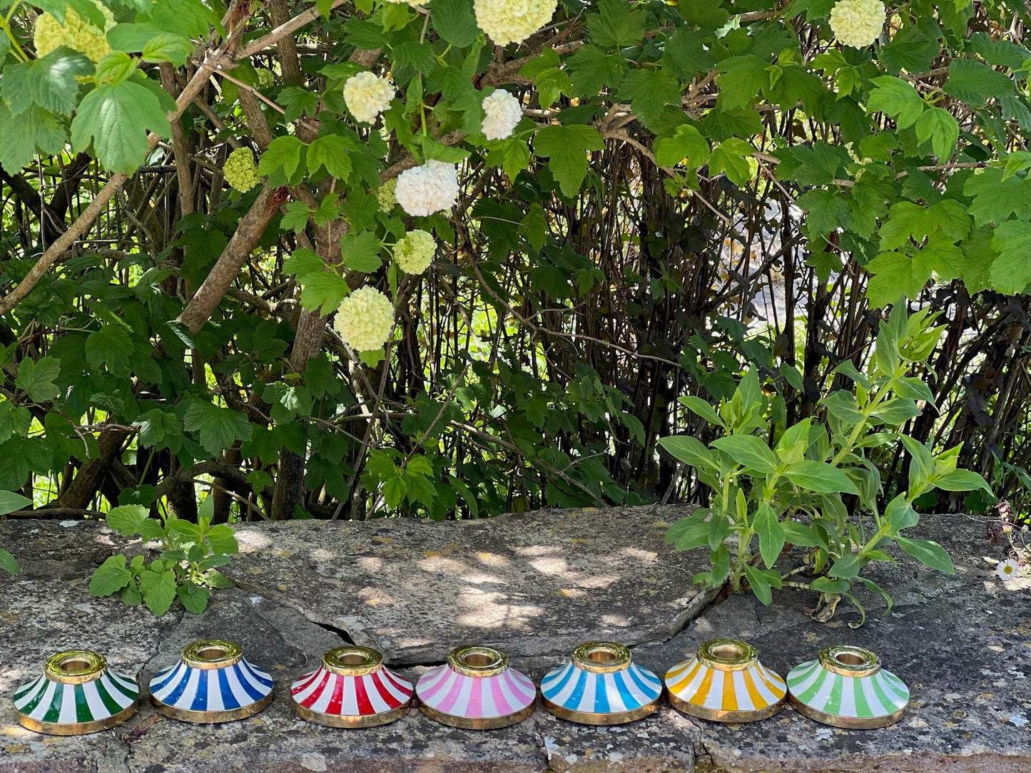 Circus Candleholder | Red | Striped