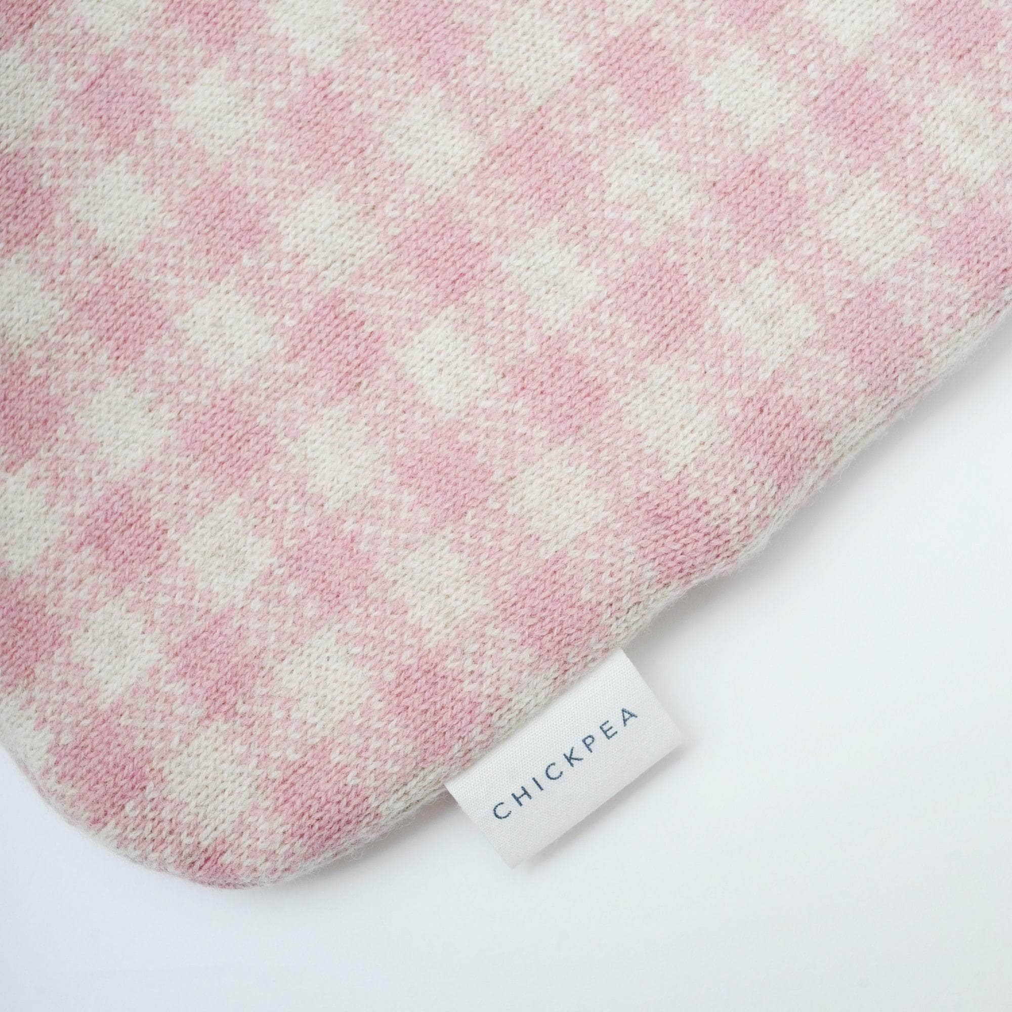 Pink Gingham Hot Water Bottle