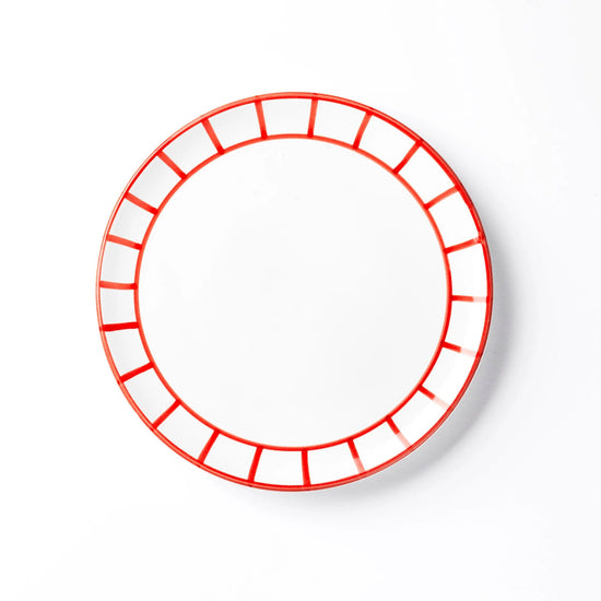 Lunch Plate - Lobster Red Fence