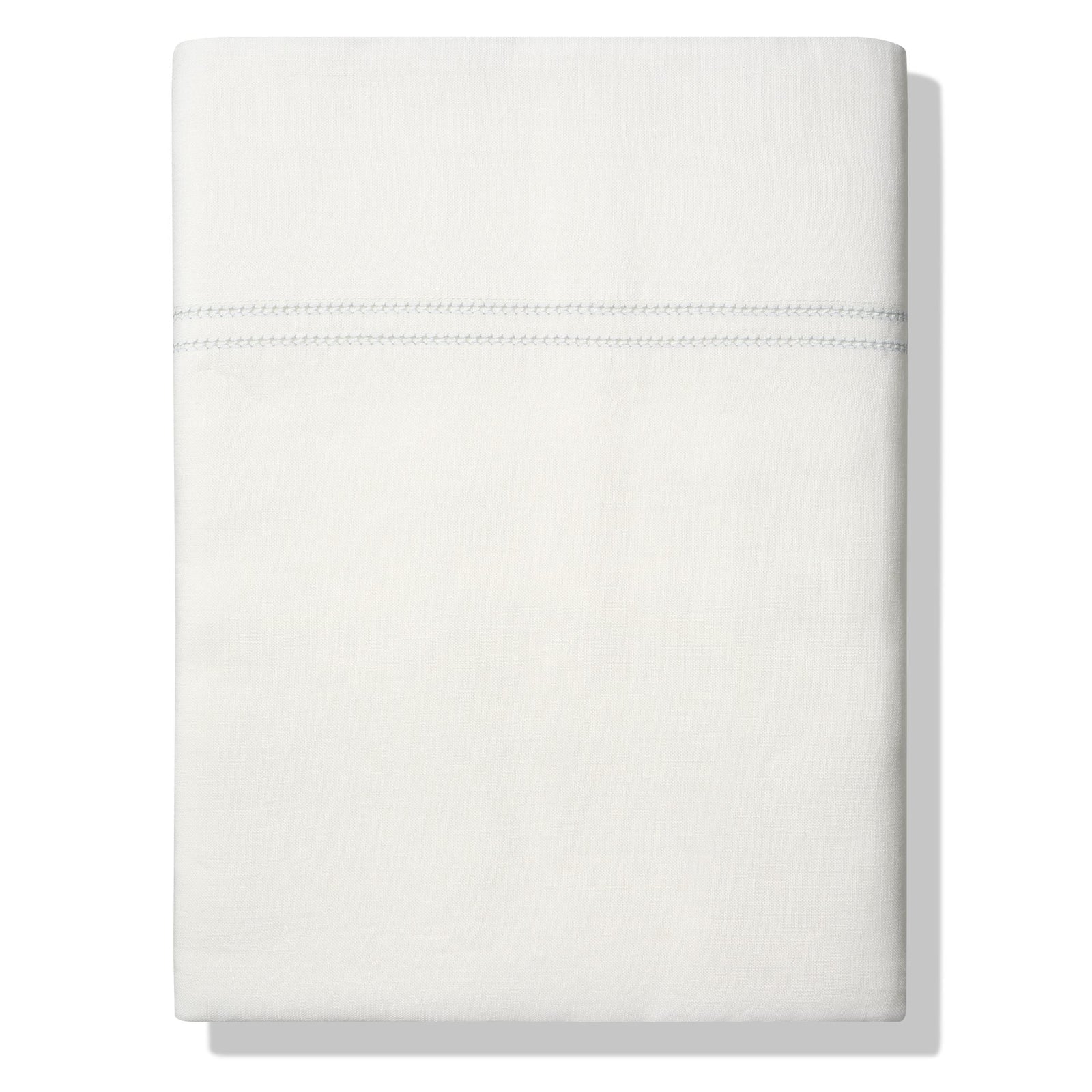 Top Sheet Hemstitch Chambray Blue