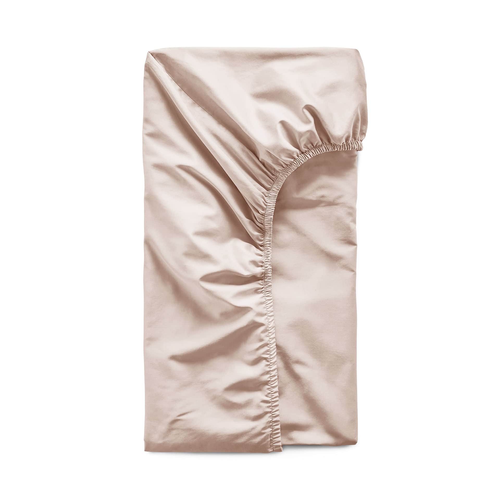 Luxury Organic Cotton Dusky Pink Perfect Fitted Sheet