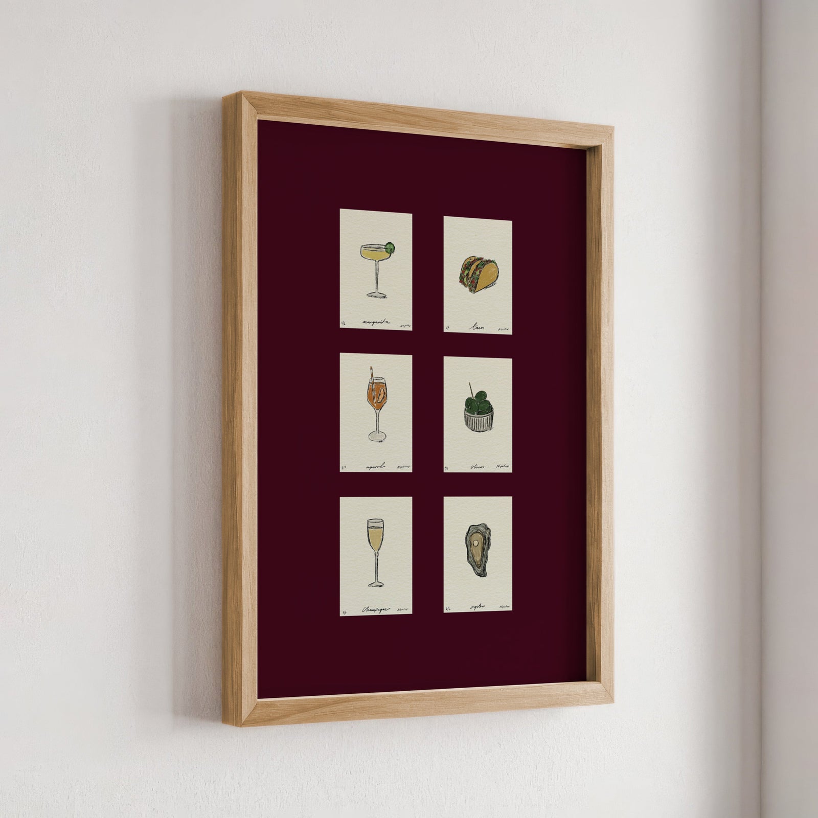 Sips & Snacks Set Print