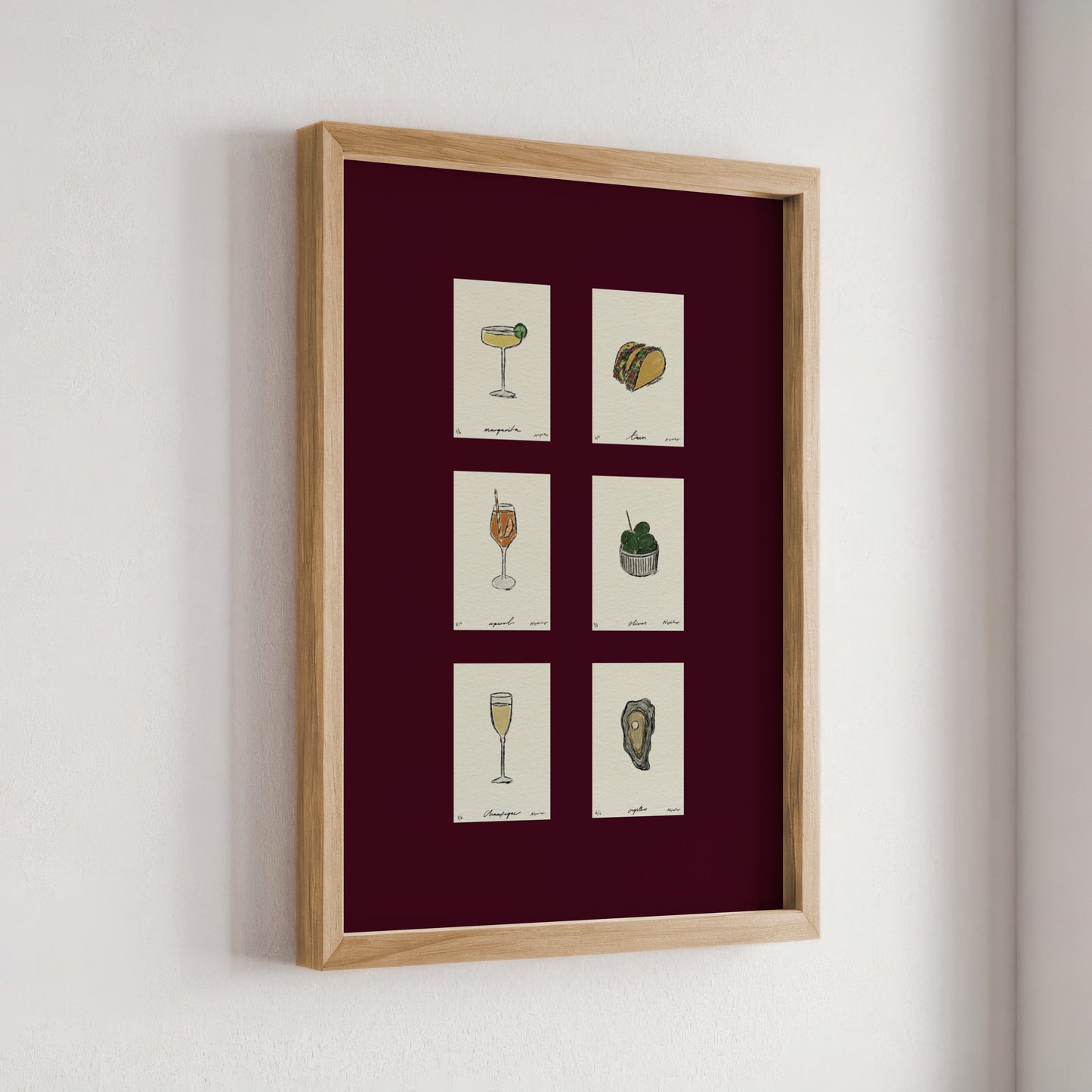 Sips & Snacks Set Print