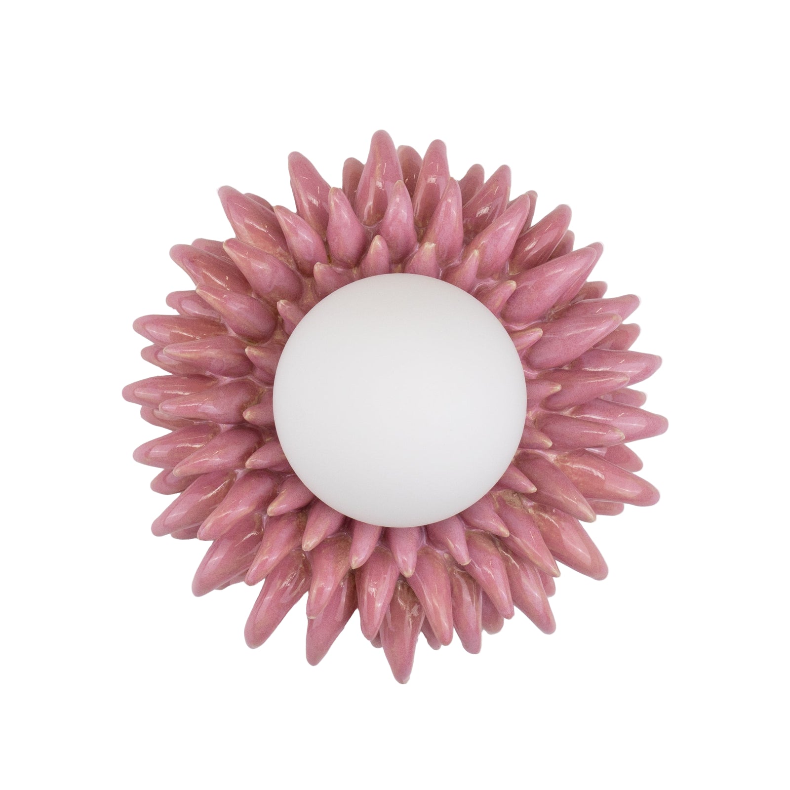 'Porcupine' Wall Light - Pink