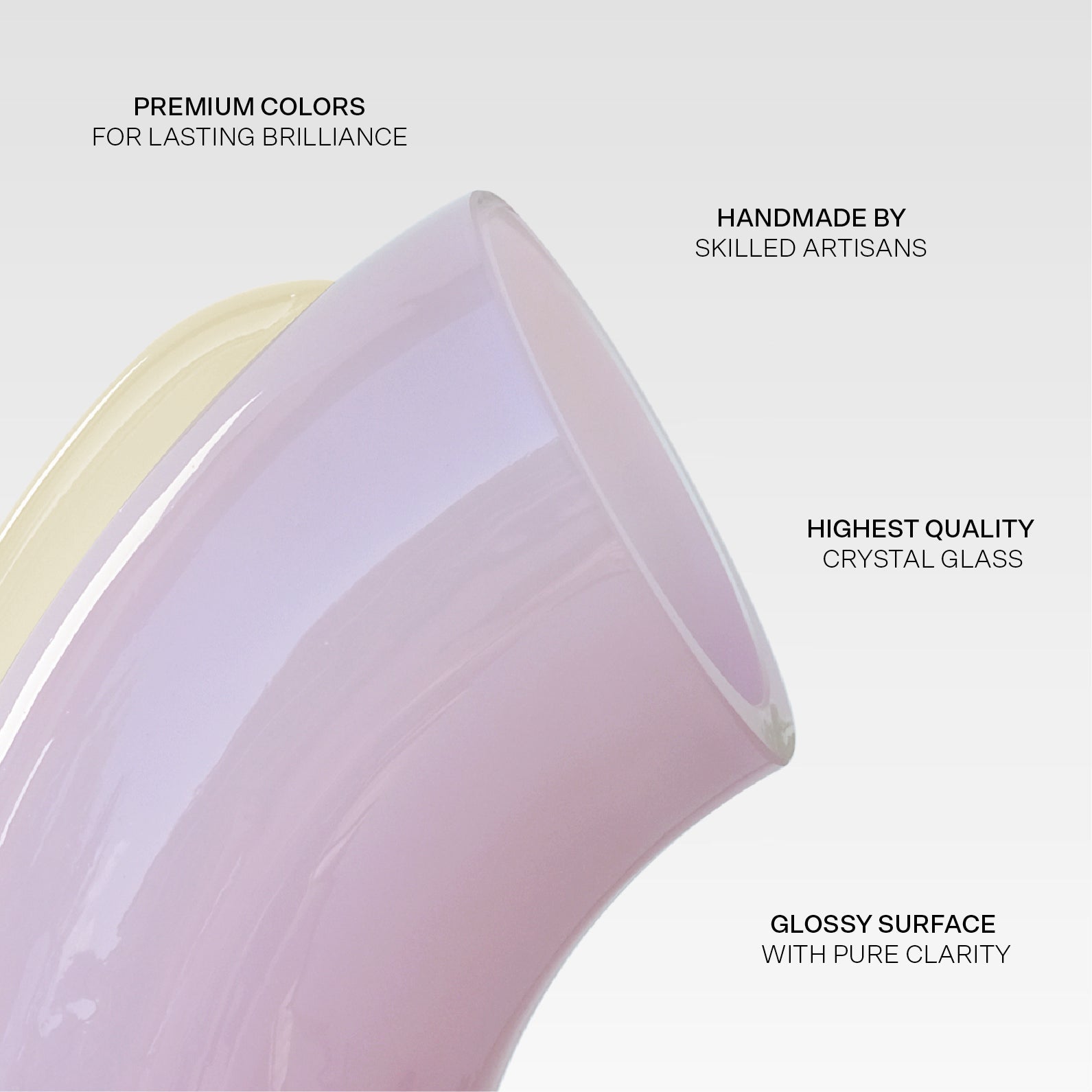 NESSIE Carafe - Soft Lilac with Vanilla Stripe