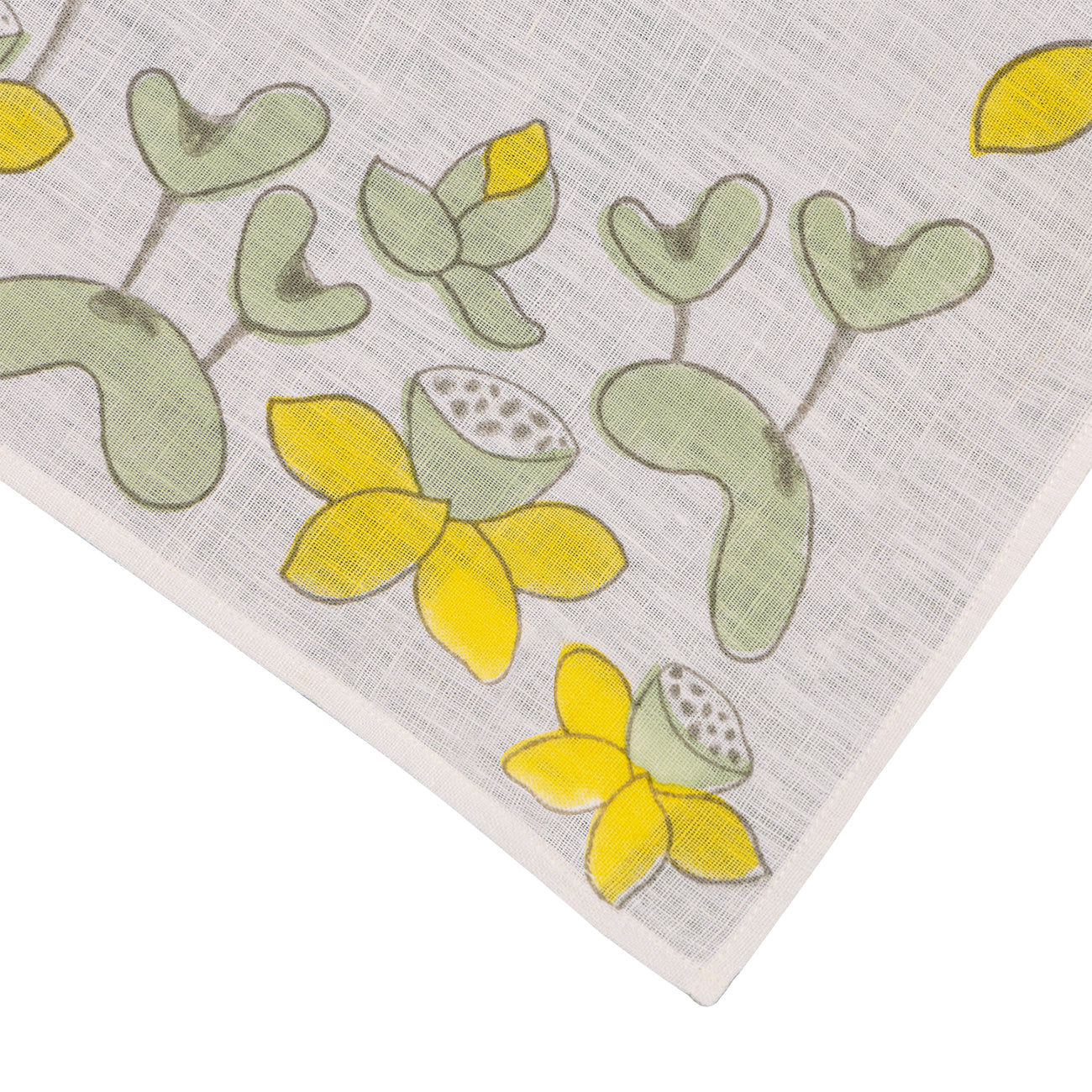 Lotus Pond Table Napkin - Yellow (Set of 4)