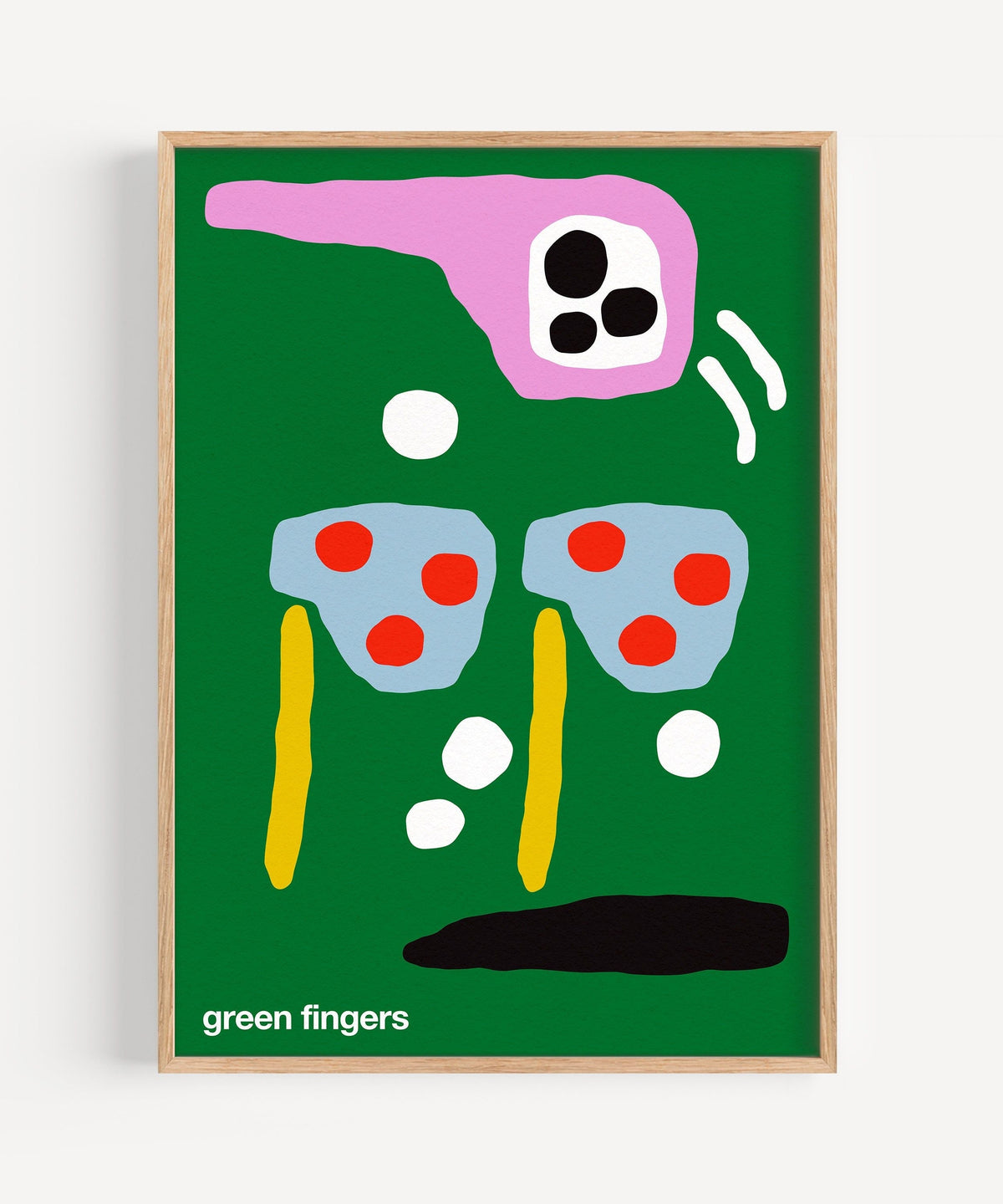 Green Fingers Print - Green