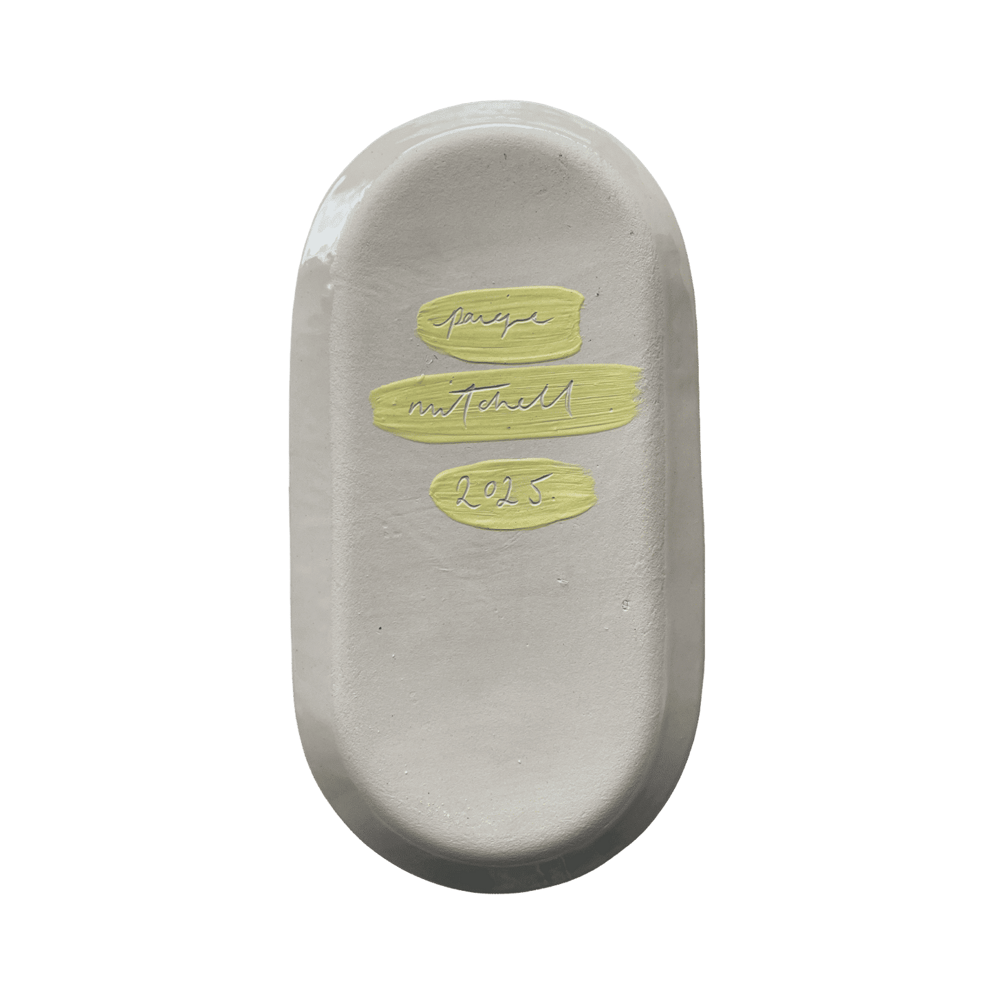 Sgraffito Lemon Platter