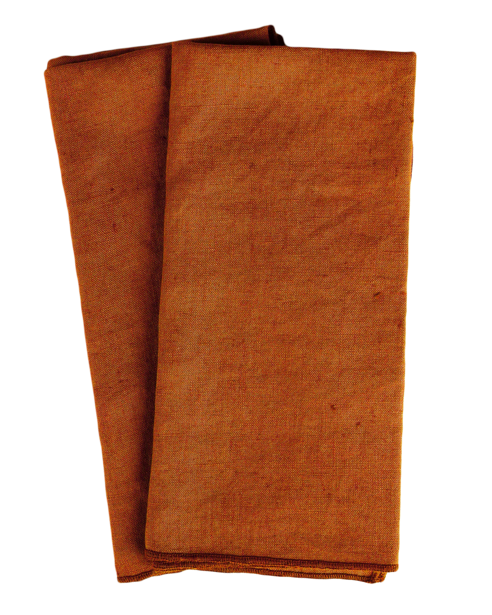 Terracotta linen napkin