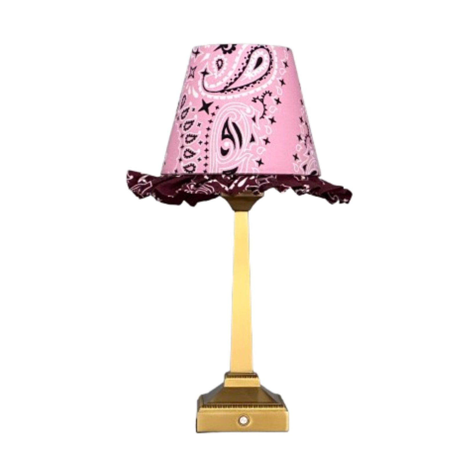 Charlie Table Lamp Pink Paisley
