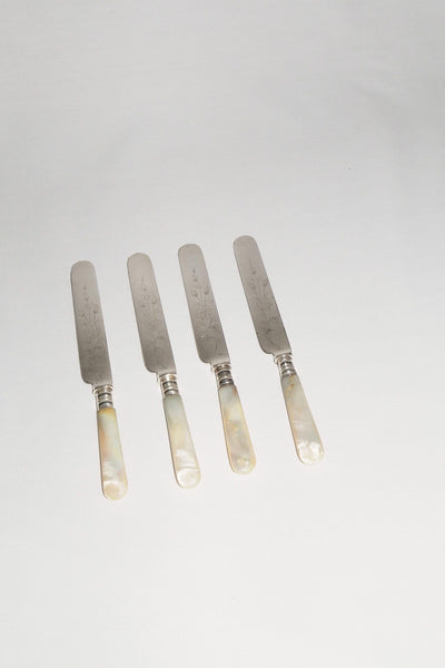 Antique Silver Plate Knives