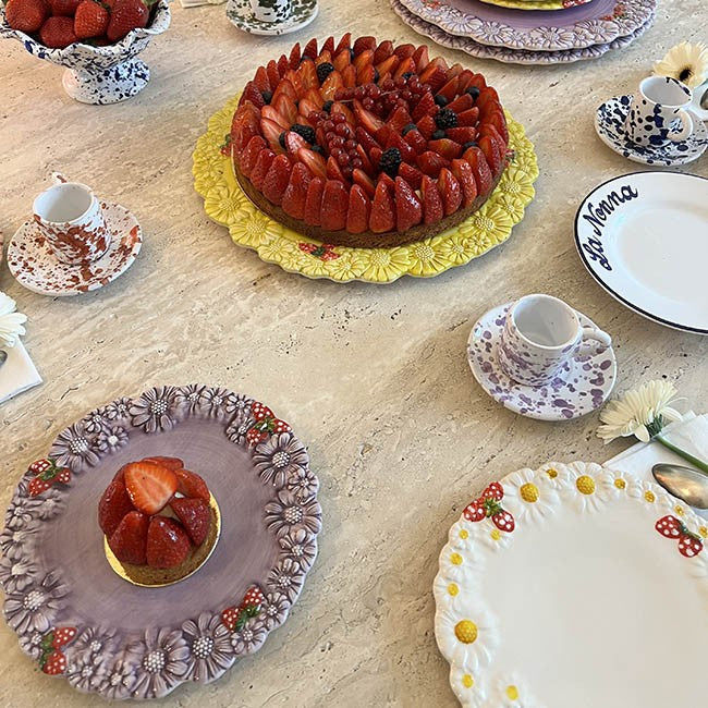 Nonna Platter Strawberry 36cm