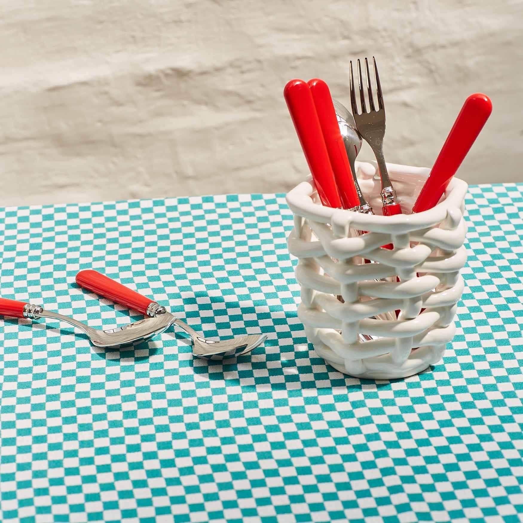 Classic Red Knife and Fork Set
