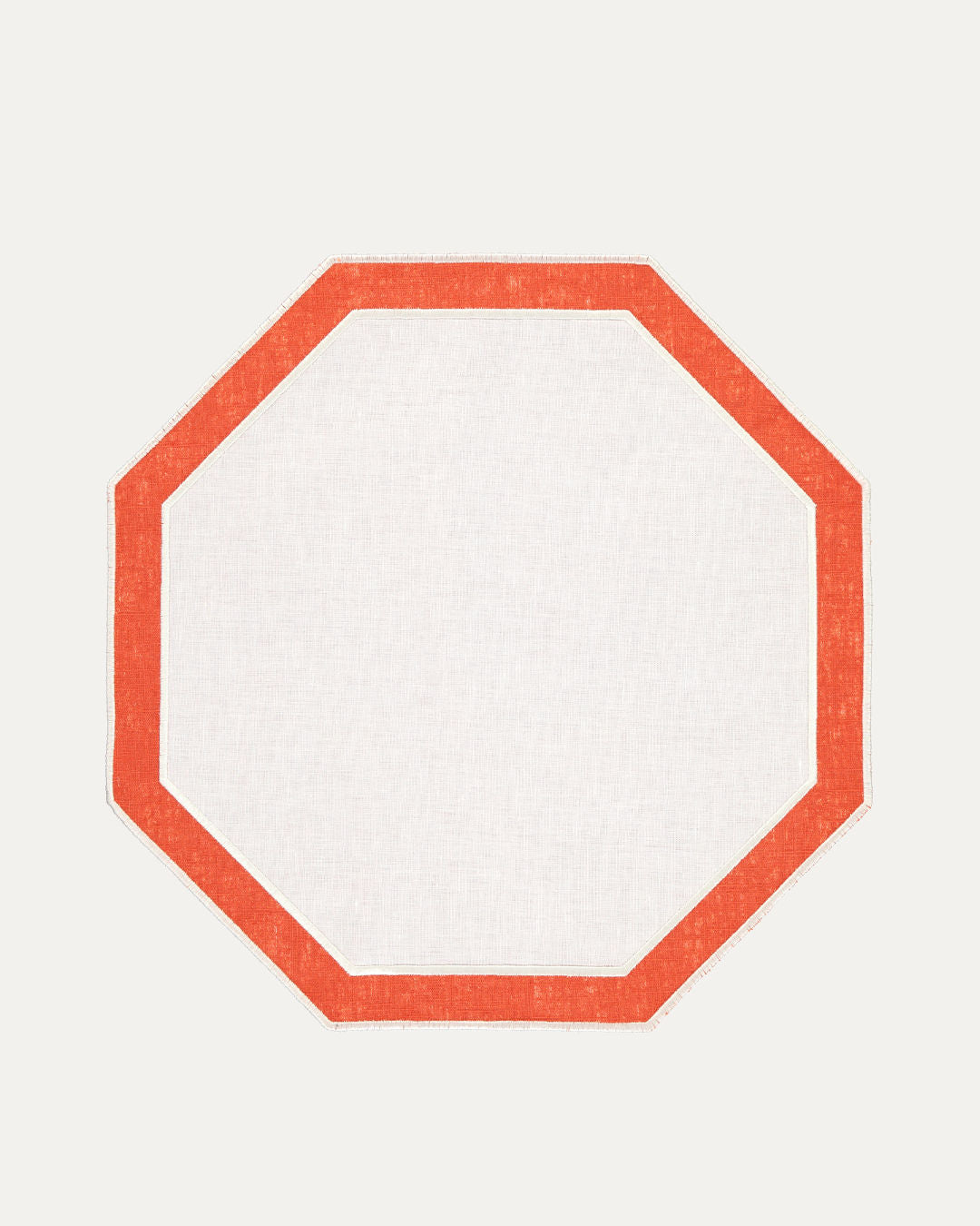 Douro Placemat, Orange with White (Reversible)