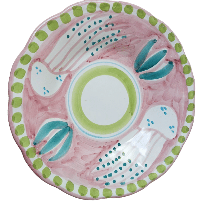 Amalfi Plate 16 cm Pink Jellyfish