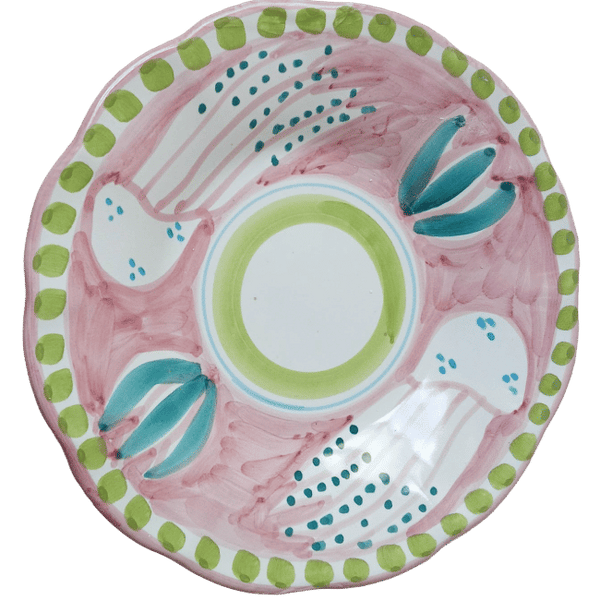Amalfi Plate 16 cm Pink Jellyfish