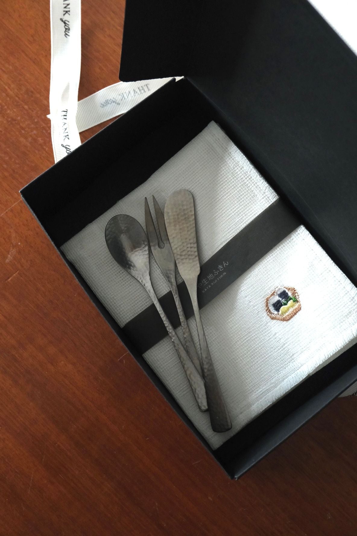 Rice Ball Emboridery Cloth with/without NAGORI Gift set (3-Pieces)