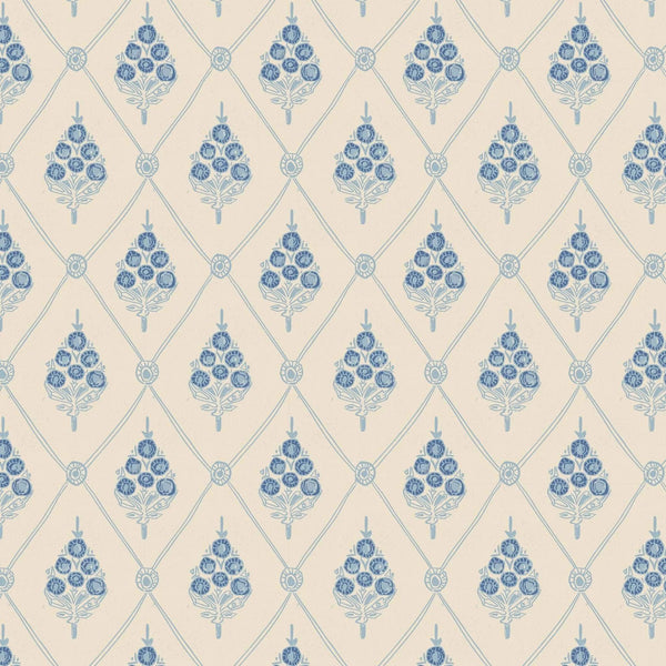 Agra Wallpaper - Aqua