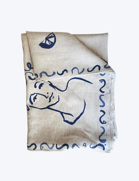 Ciao Bella Linen Tablecloth