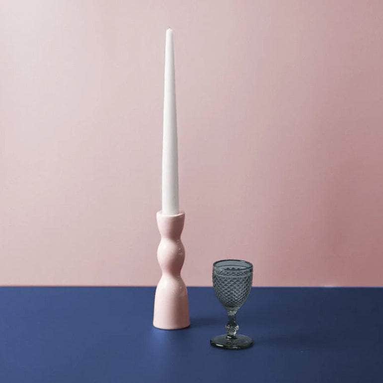 Blush Low Wave Candleholder