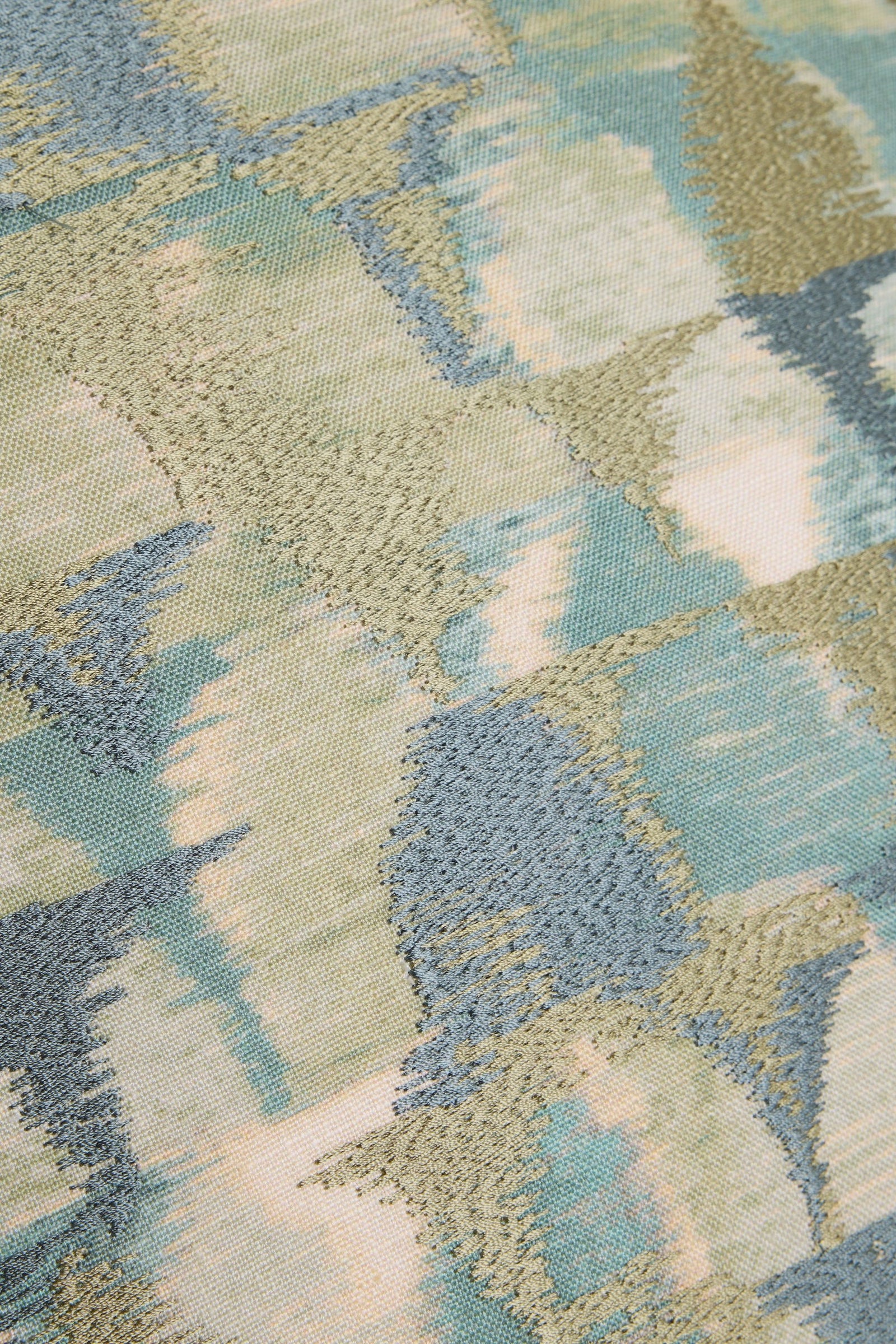 Qila Cushion Cover - Green + Teal