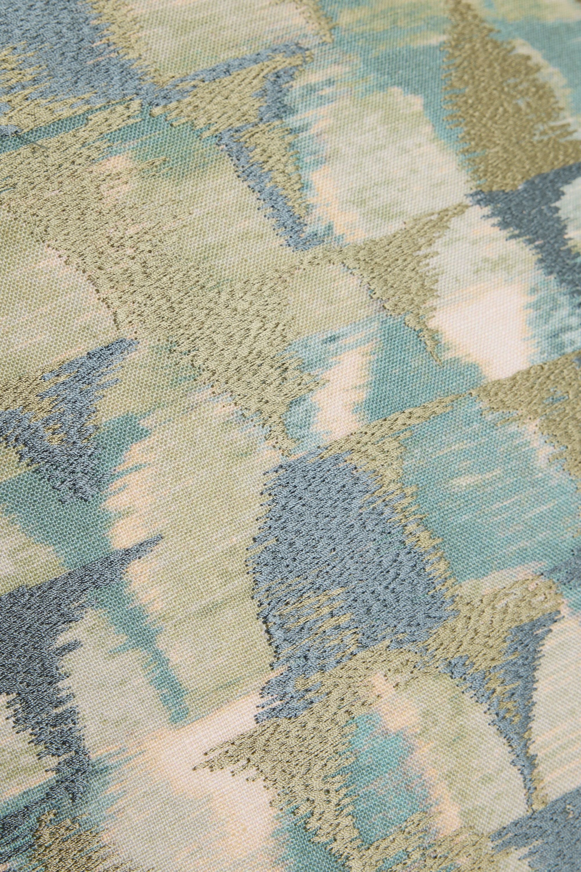 Qila Cushion Cover - Green + Teal