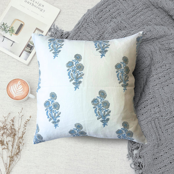 Firozi Throw Pillow Cover