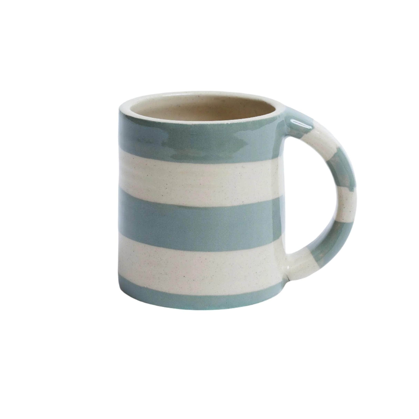Duci Striped Mug Green