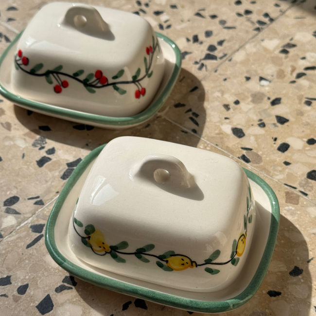 Mini Cherry Frutta Butter Dish