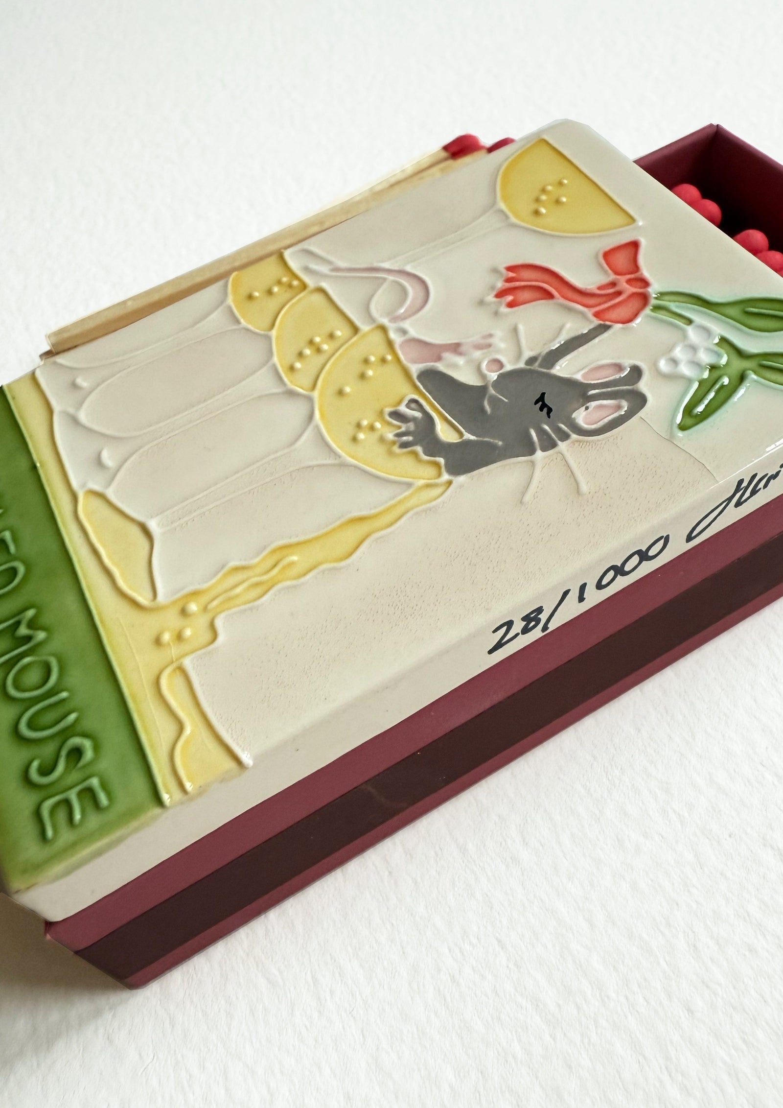 The Pickled Mouse Ceramic Matchbox