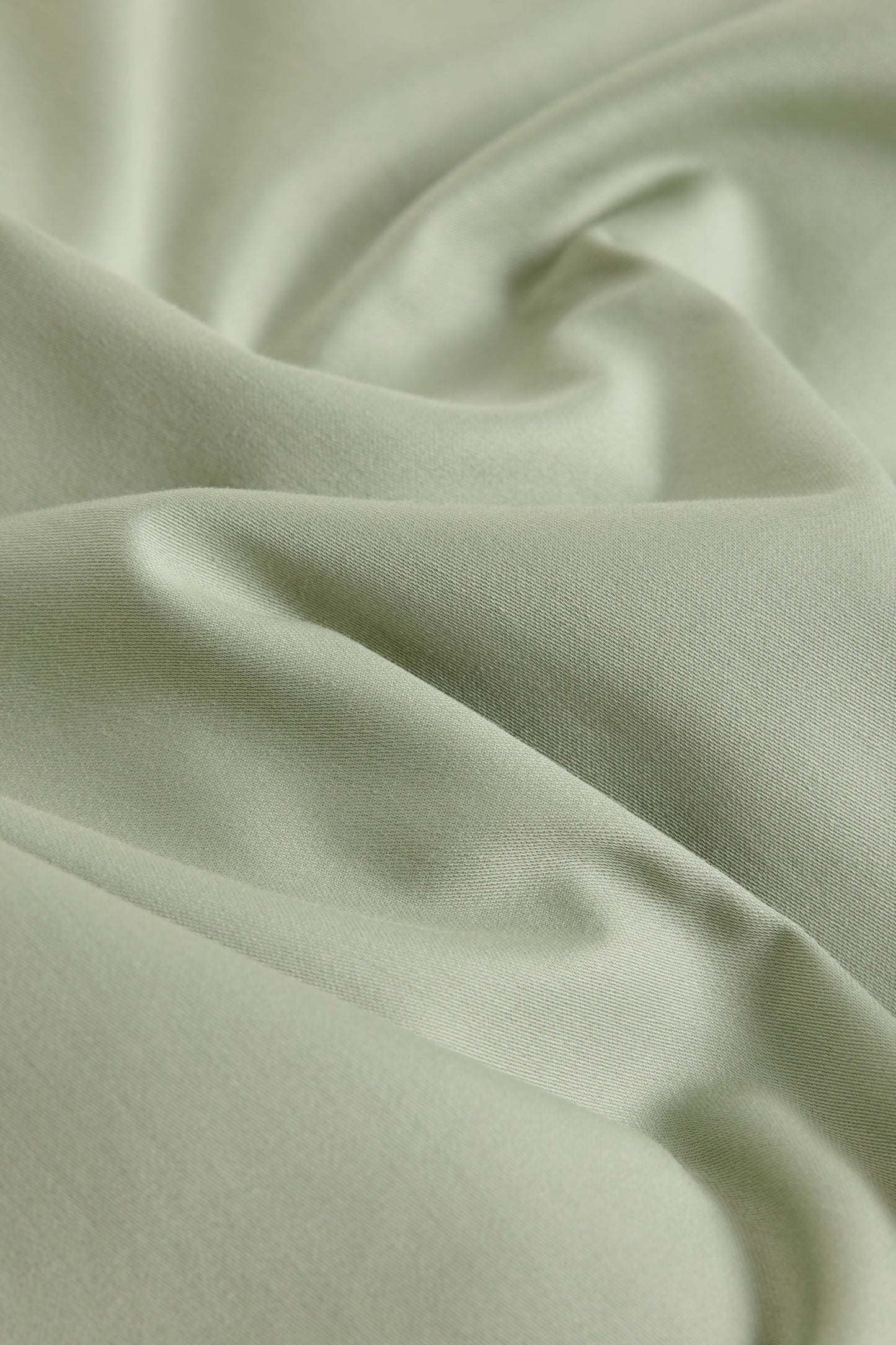Sateen Organic Cotton Flat Sheet - Solstice Green