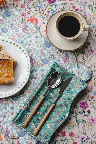Reversible Wavy Napkin Set Made With Liberty Fabric Donna Leigh & Rachel
