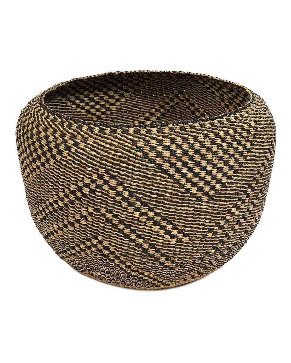 JUABEN: Black and White Mono Storage Basket