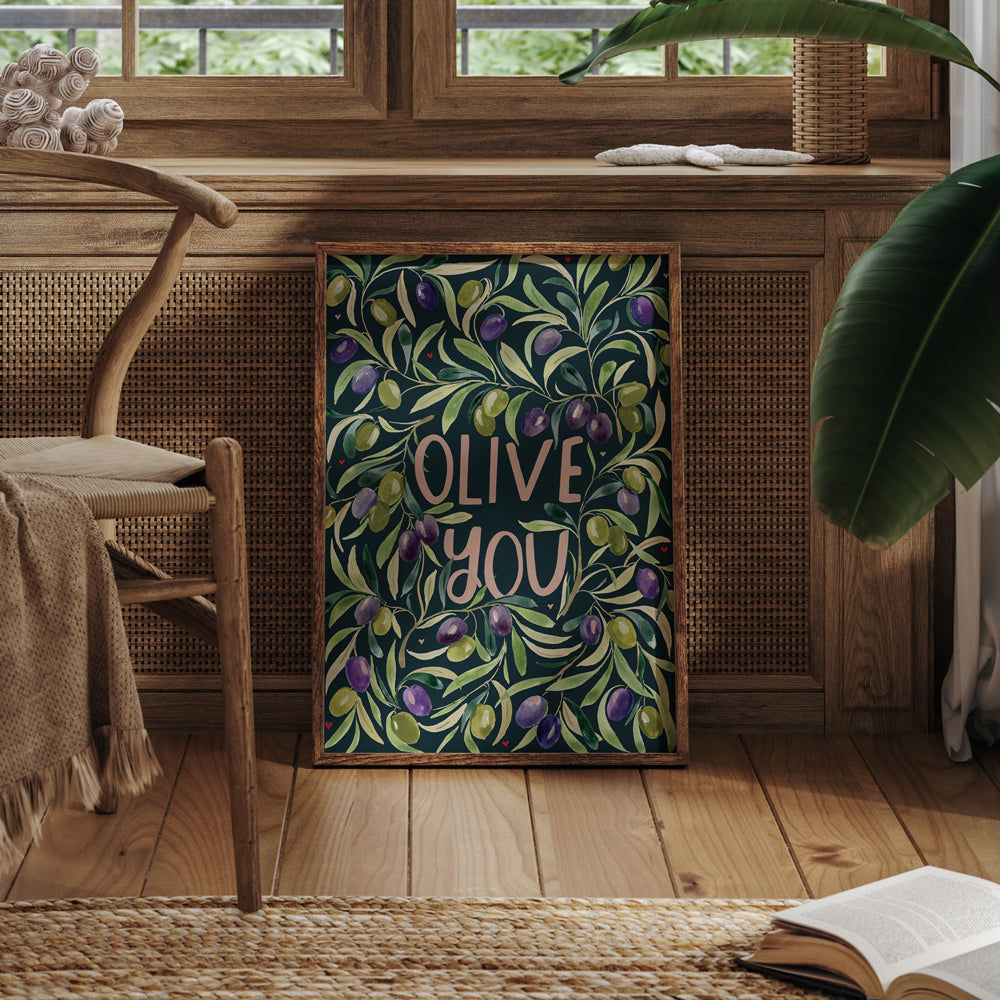 Olive You Art Print