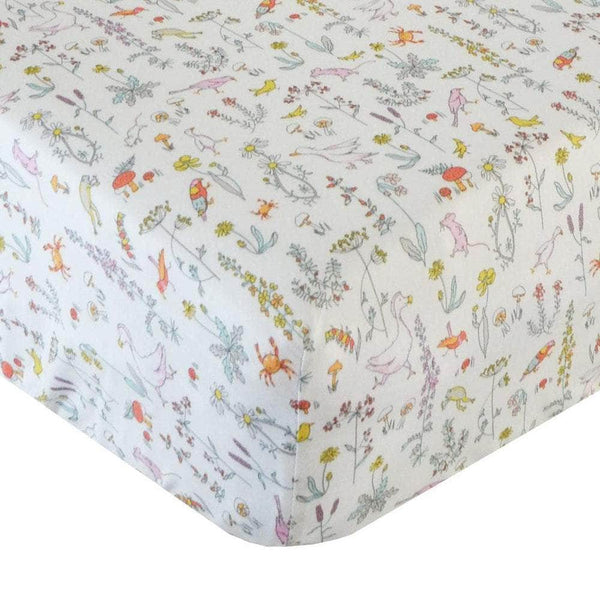Fitted Sheet Made With Liberty Fabric Theo Pink