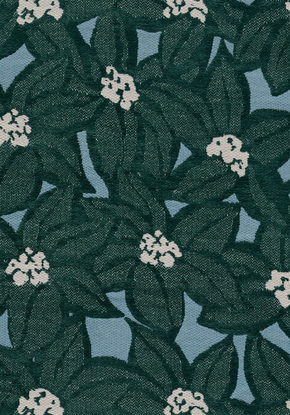 All-season Pouf Michelle Emerald & Ice