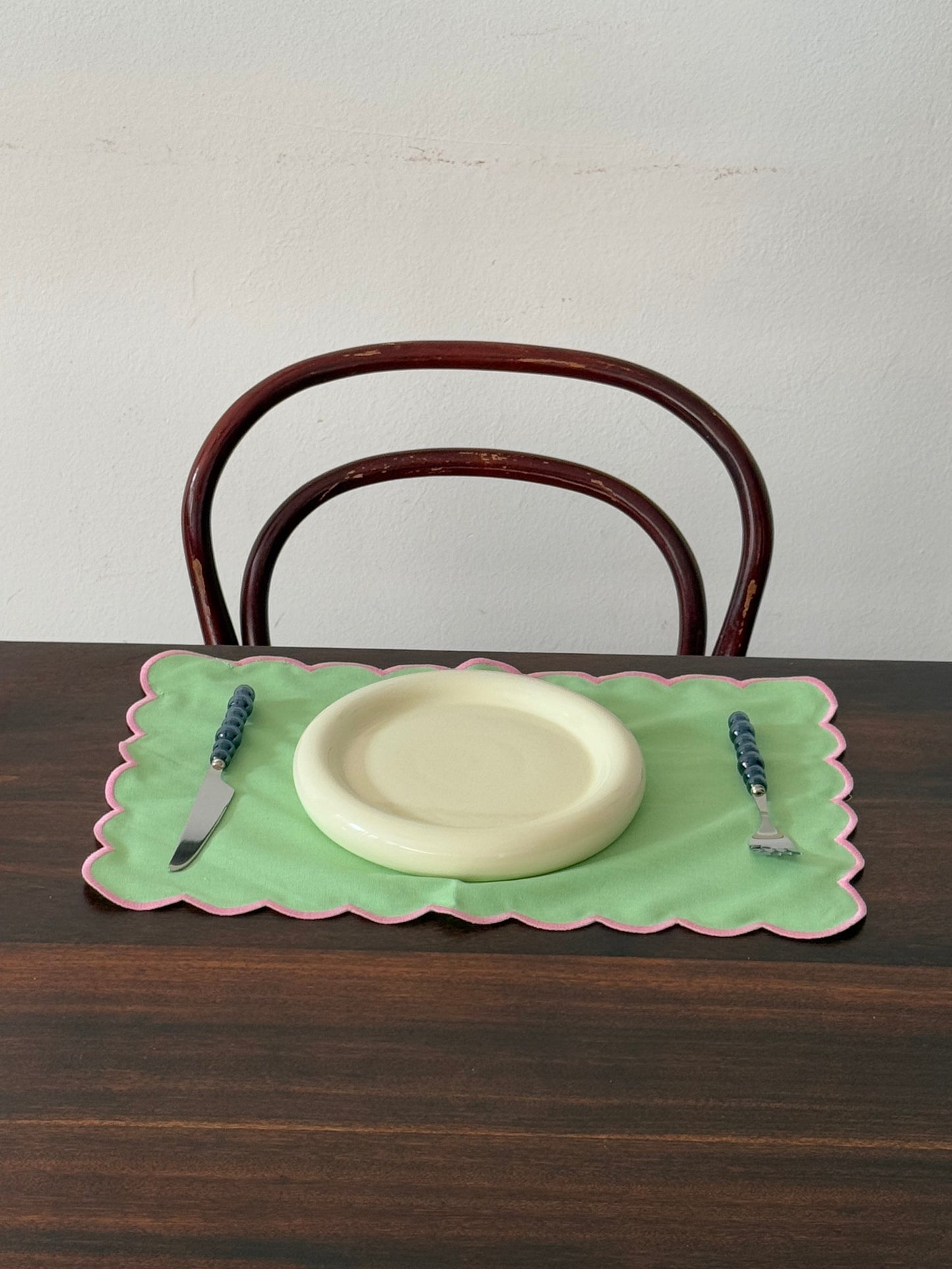 Tostadita Plate Small - White